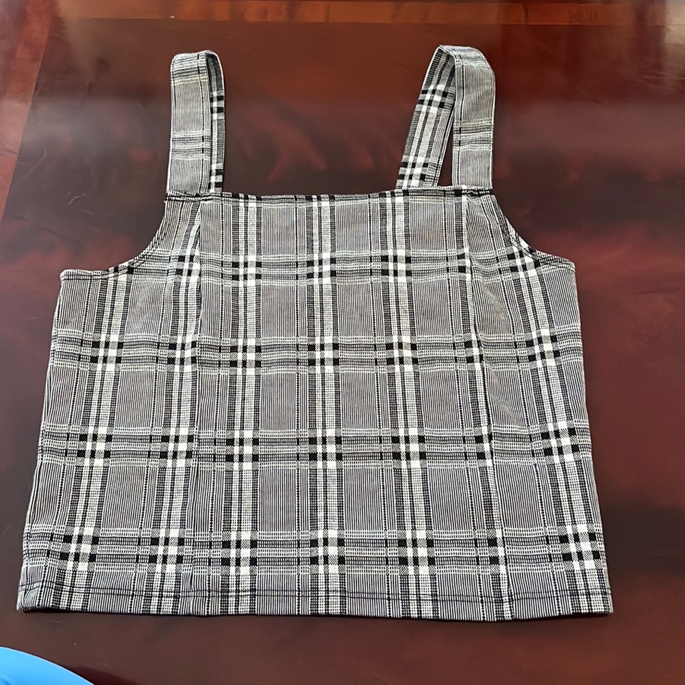 Plaid tank